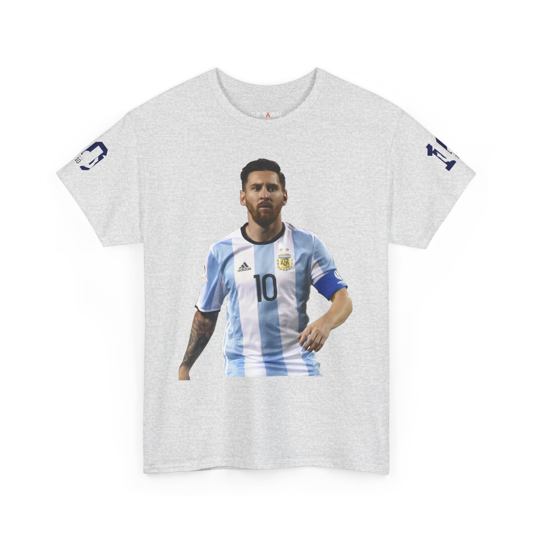Messi Inspired Unisex Cotton Tee, Football Fan Apparel