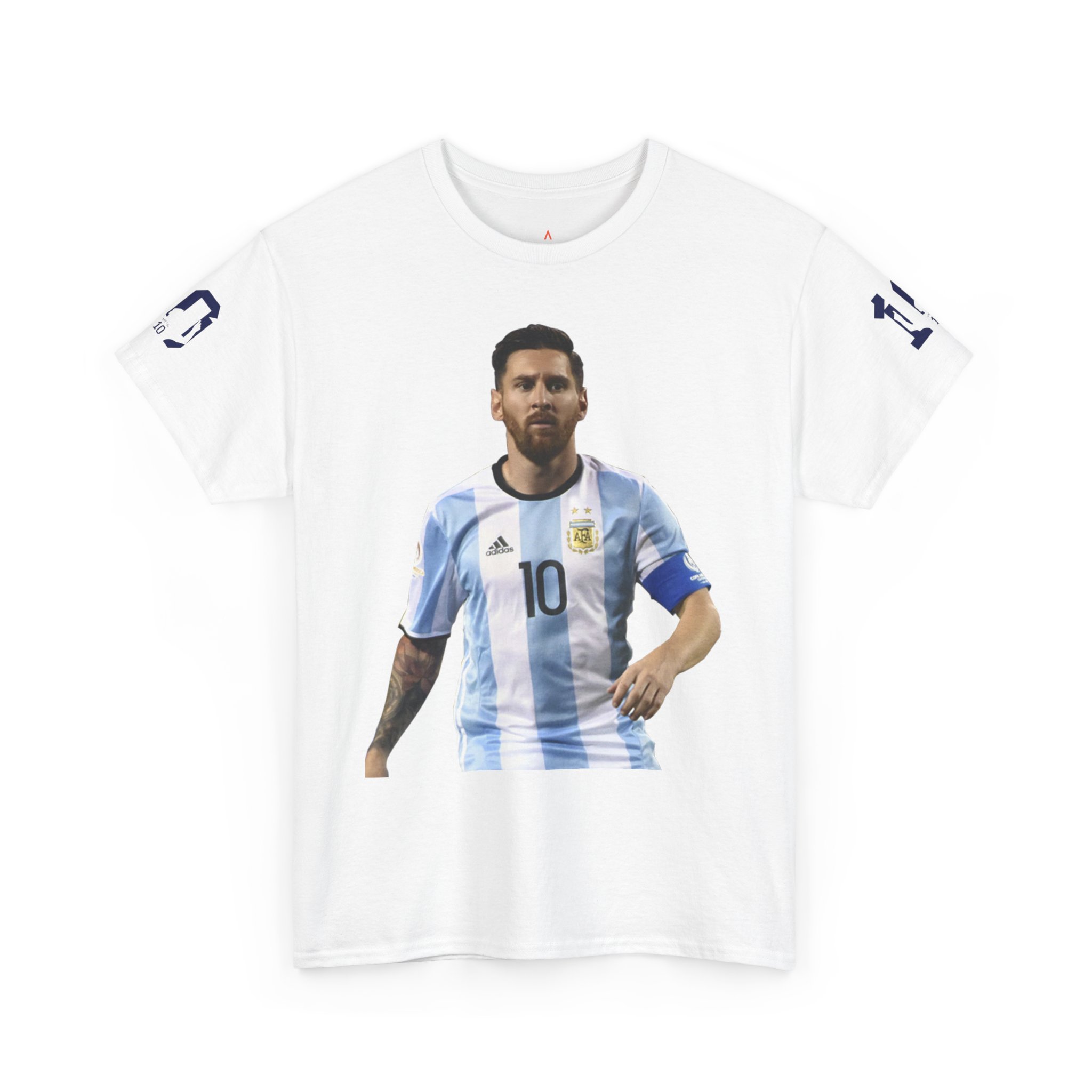 Messi Inspired Unisex Cotton Tee, Football Fan Apparel