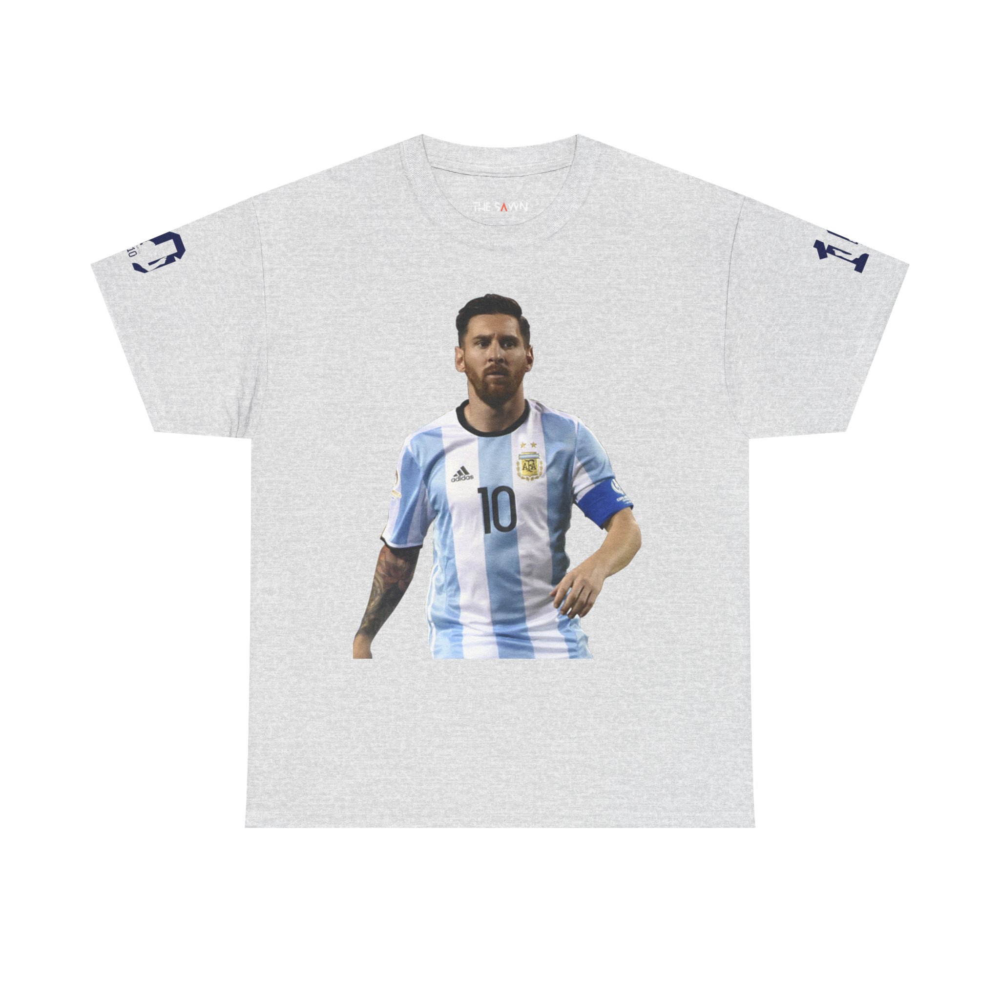 Messi Inspired Unisex Cotton Tee, Football Fan Apparel